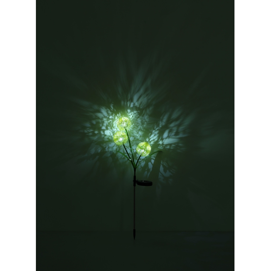 Globo  - LED apšvietimas, įkraunamas saulės energija 3xLED/0,06W/3V 5000K IP44 geltona