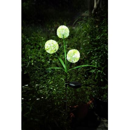 Globo  - LED apšvietimas, įkraunamas saulės energija 3xLED/0,06W/3V 5000K IP44 geltona