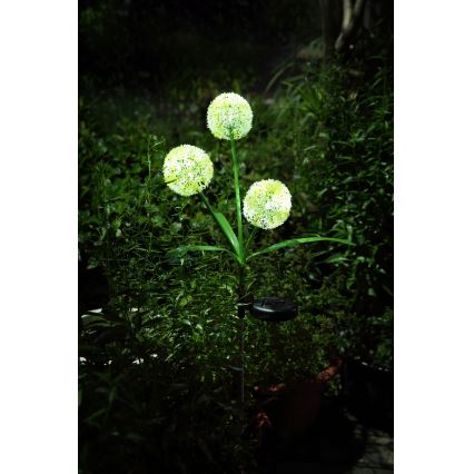 Globo - LED saulės šviestuvas 3xLED/0,06W/3V 5000K IP44 200 mAh geltonas