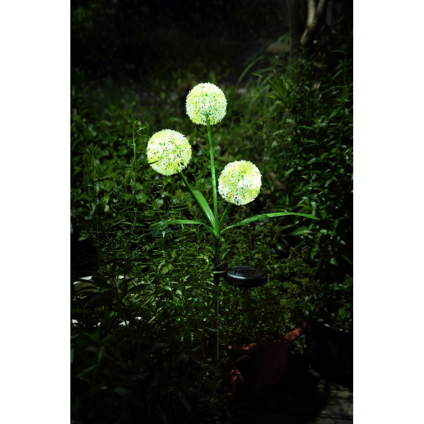 Globo - LED saulės šviestuvas 3xLED/0,06W/3V 5000K IP44 200 mAh geltonas