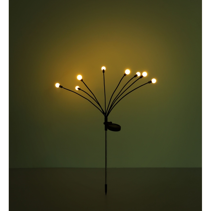 Globo - LED apšvietimas, įkraunamas saulės energija 8xLED/0,06W/3,2V 3000K IP44