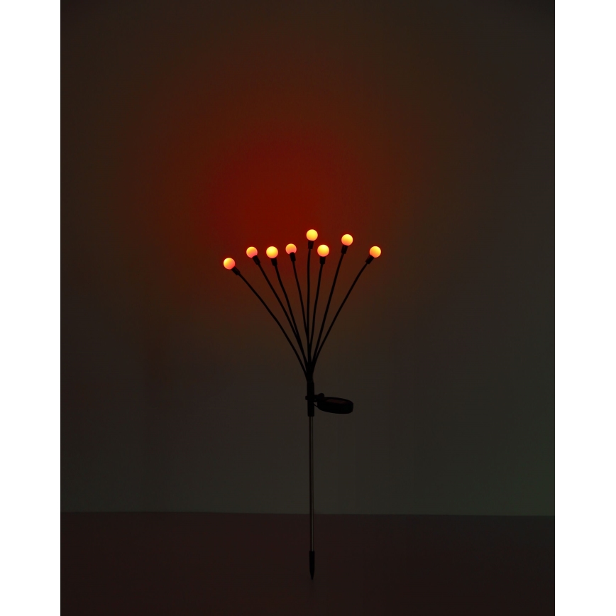 Globo - LED RGB šviestuvas, įkraunamas saulės energija 8xLED/0,06W/3,2V IP44
