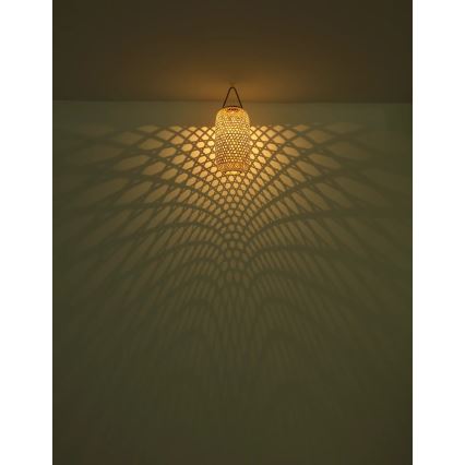 Globo - LED apšvietimas, įkraunamas saulės energija LED/0,06W/3V bambukas IP44