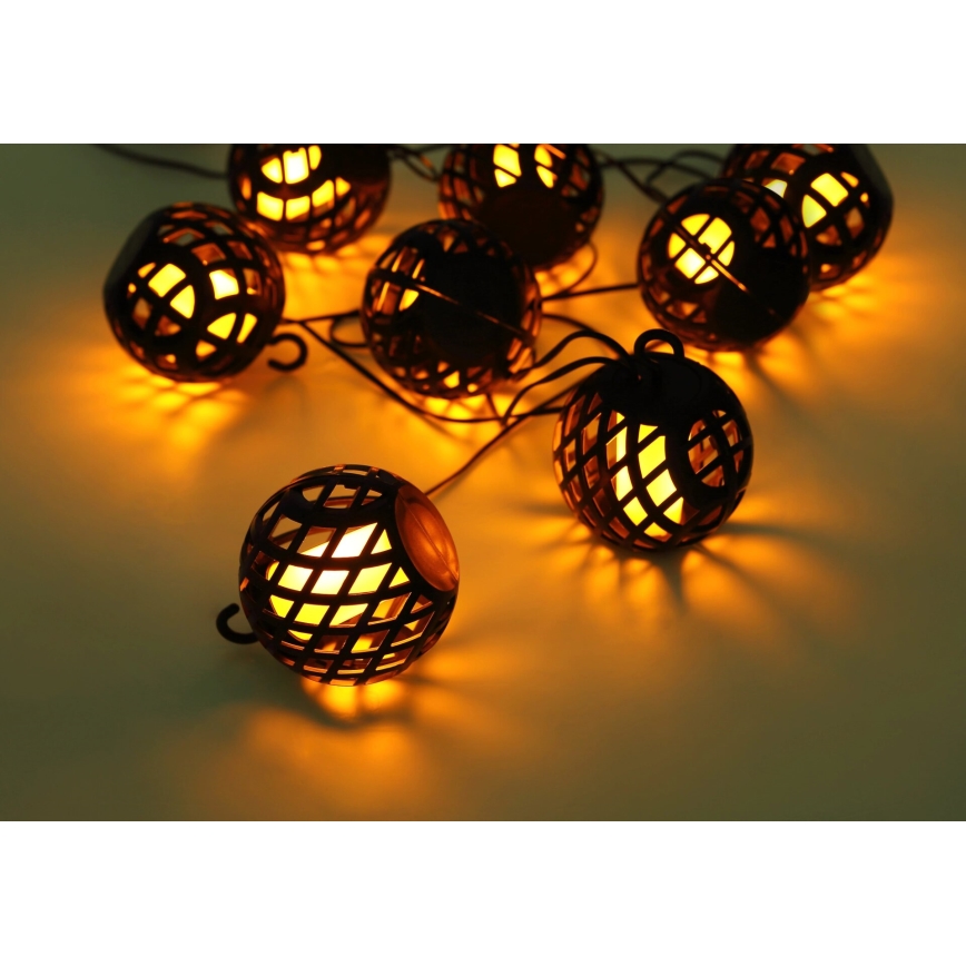 Globo - LED Saulės Dekoratyvinė girlianda 98xLED/0,1W/3V 410 cm IP44