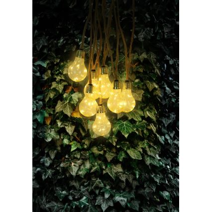 Globo - LED Saulės Dekoratyvinė girlianda 50xLED/0,06W/3,2V 570 cm IP44