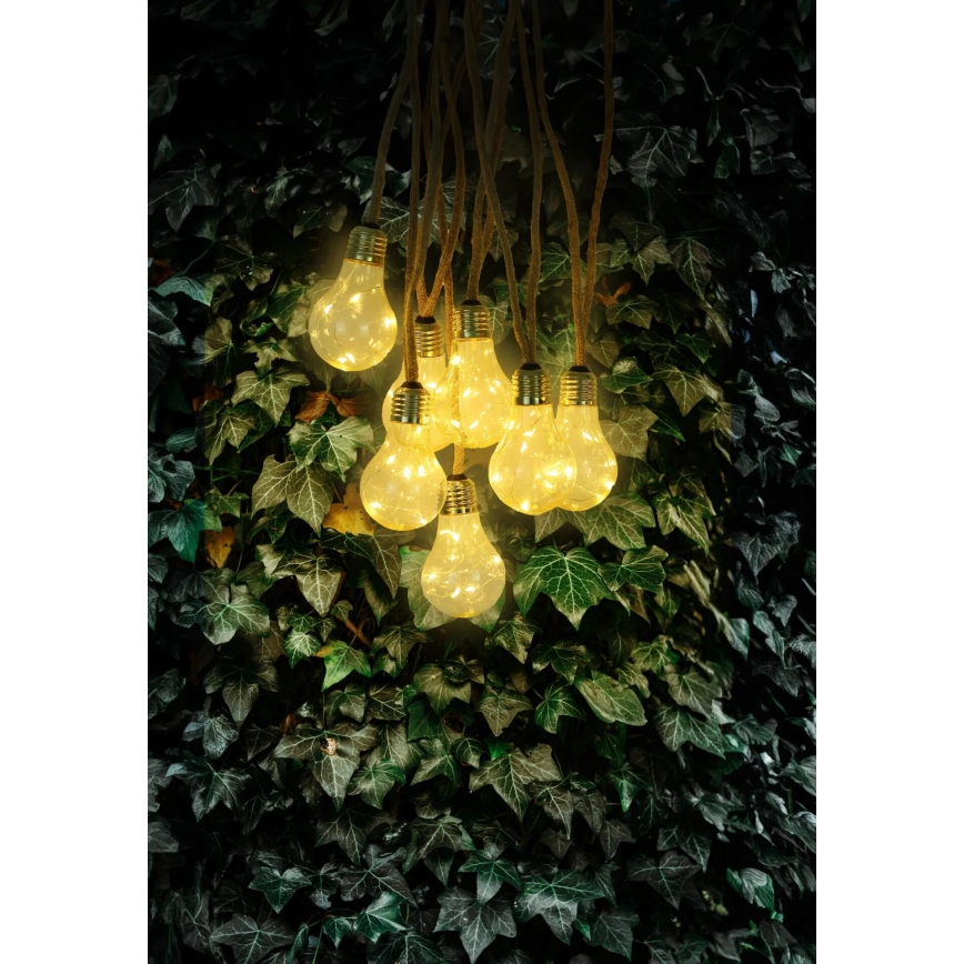 Globo - LED Saulės Dekoratyvinė girlianda 50xLED/0,06W/3,2V 570 cm IP44