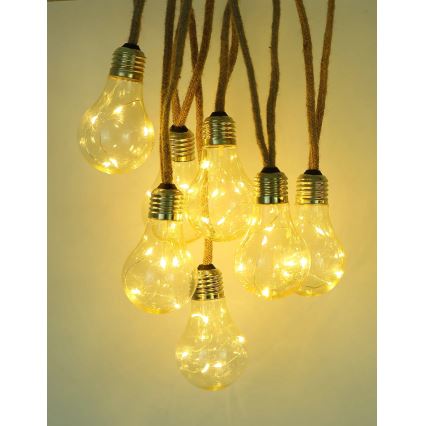 Globo - LED Saulės Dekoratyvinė girlianda 50xLED/0,06W/3,2V 570 cm IP44