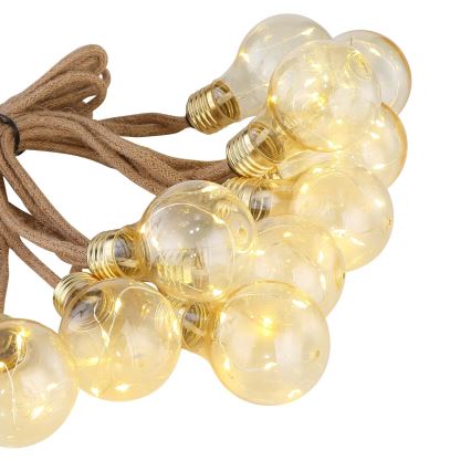 Globo - LED Saulės Dekoratyvinė girlianda 50xLED/0,06W/3,2V 570 cm IP44