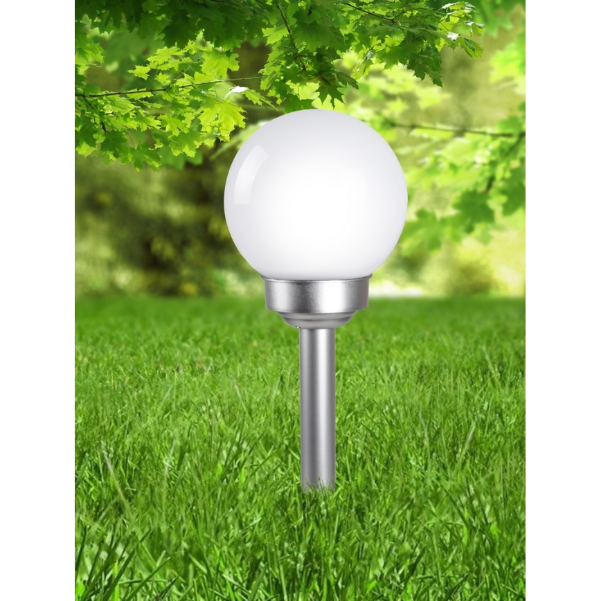 Globo - LED apšvietimas, įkraunamas saulės energija 2xLED/0,06W/1,2V IP44 600 mAh