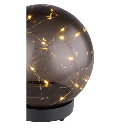 Globo - LED apšvietimas, įkraunamas saulės energija 20xLED/0,06W/1,2V diametras 15 cm IP44