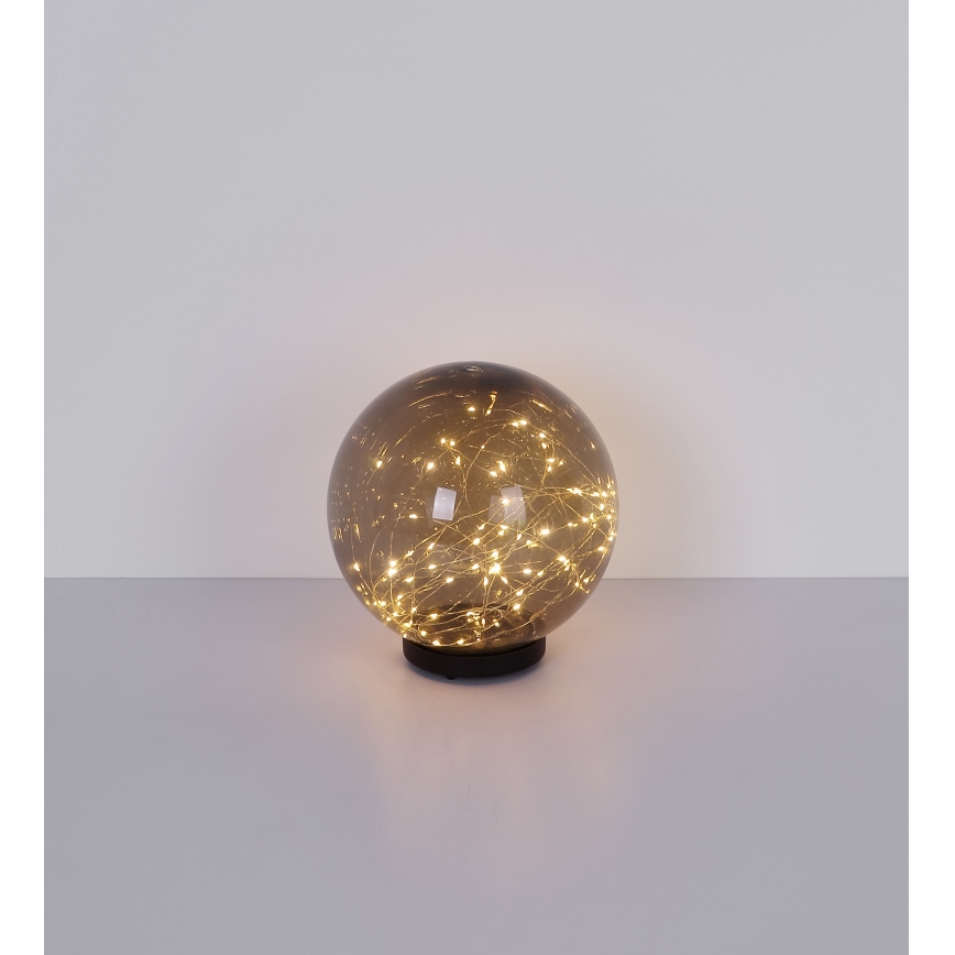 Globo - LED apšvietimas, įkraunamas saulės energija 30xLED/0,06W/1,2V diametras 20 cm IP44