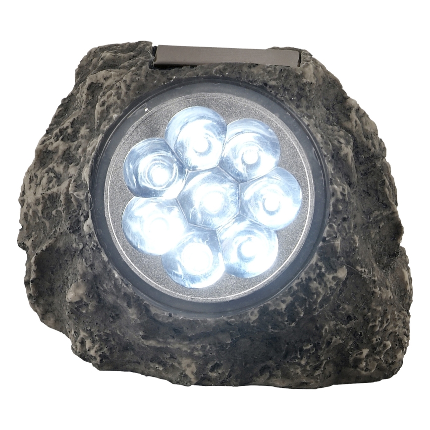 Globo - LED apšvietimas, įkraunamas saulės energija 8xLED/0,06W/3V IP44 600 mAh