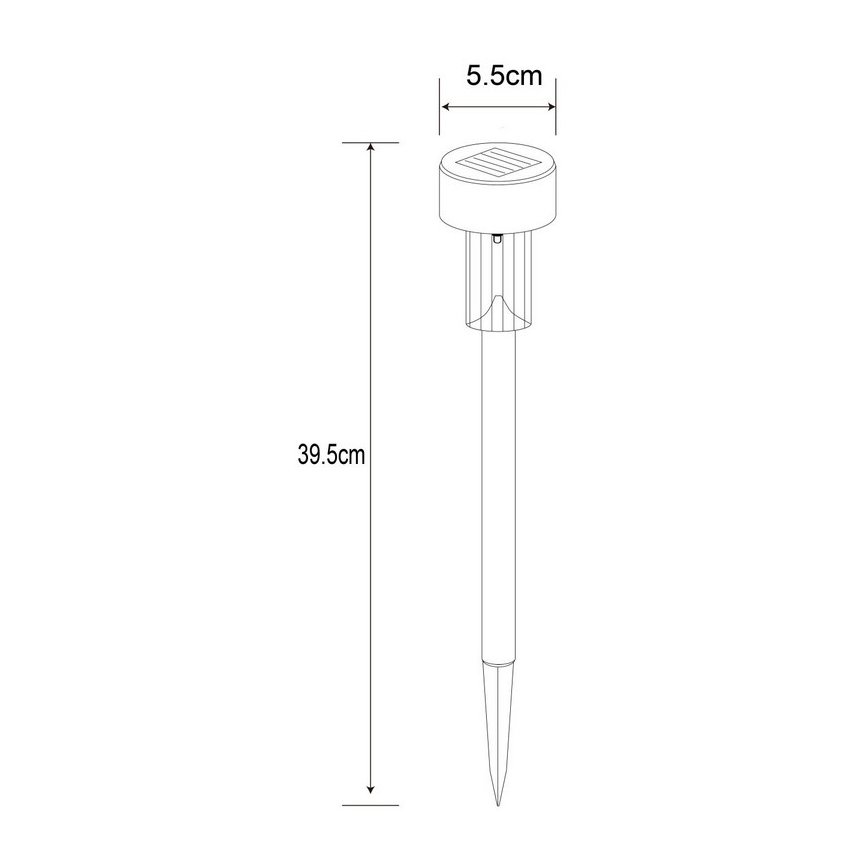 Globo - LED šviestuvas, įkraunamas saulės energija LED/0,06W/1,2V IP44 200 mAh
