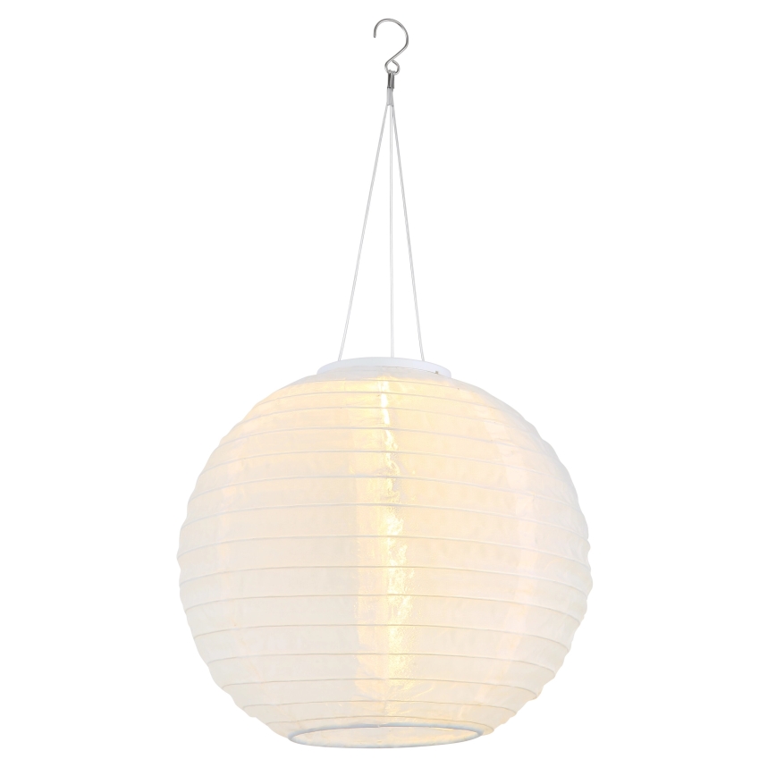Globo - LED Pakabinamas šviestuvas, įkraunamas saulės energija LED/0,5W/3V IP44 balta 300 mAh