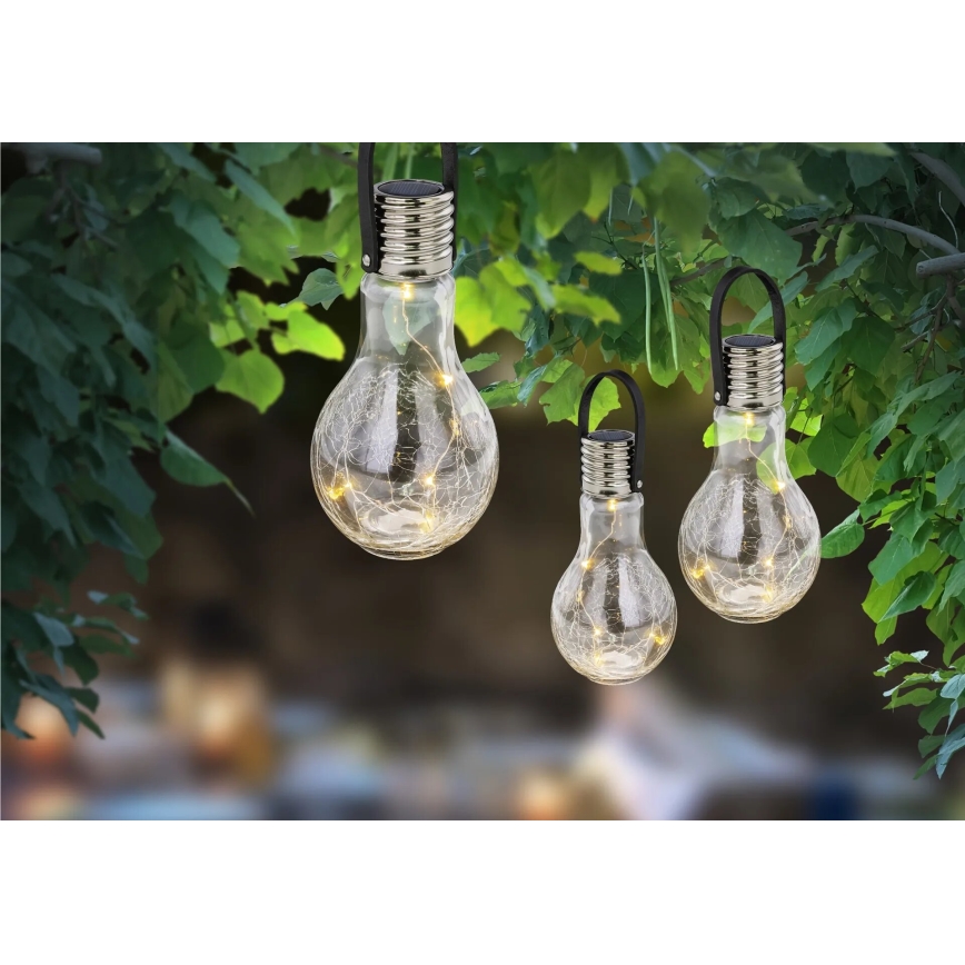 Globo - LED apšvietimas, įkraunamas saulės energija 5xLED/0,06W/3,2V IP44