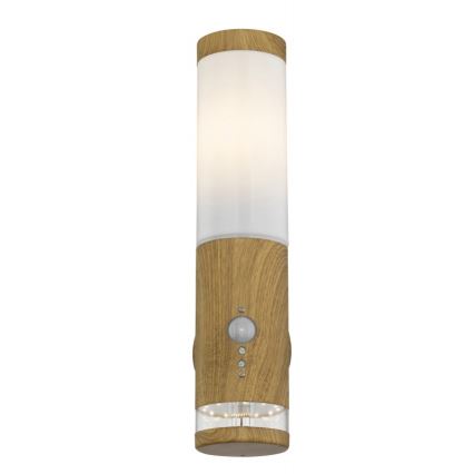 Globo - Lauko sieninis šviestuvas su jutikliu 1xE27/15W/230V IP44