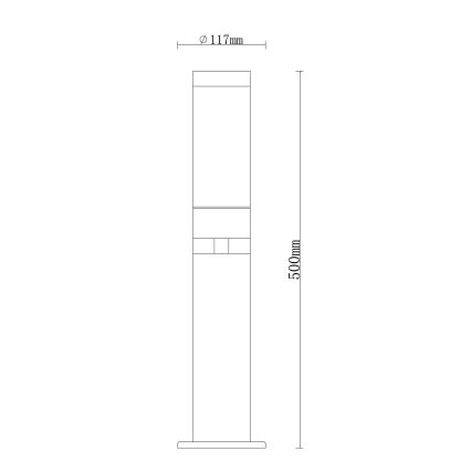 Globo - Lauko lempa 1xE27/15W/230V IP44