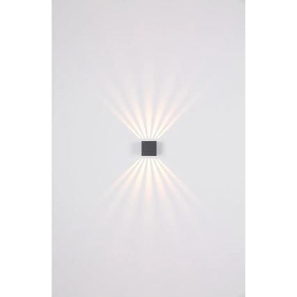 Globo - LED lauko sieninis šviestuvas LED/6W/230V IP54 antracitas