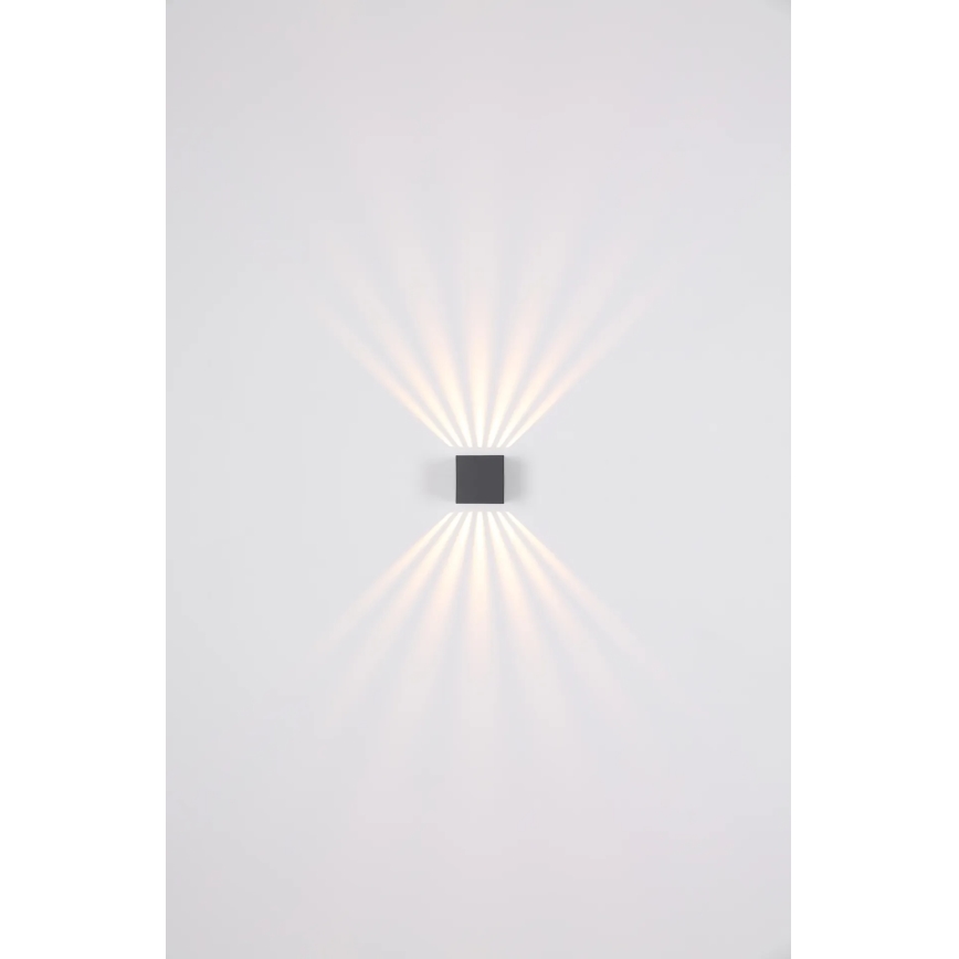 Globo - LED lauko sieninis šviestuvas LED/6W/230V IP54 antracitas