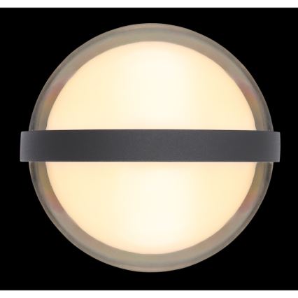 Globo - LED sieninis lauko šviestuvas LED/12W/230V IP54 juoda