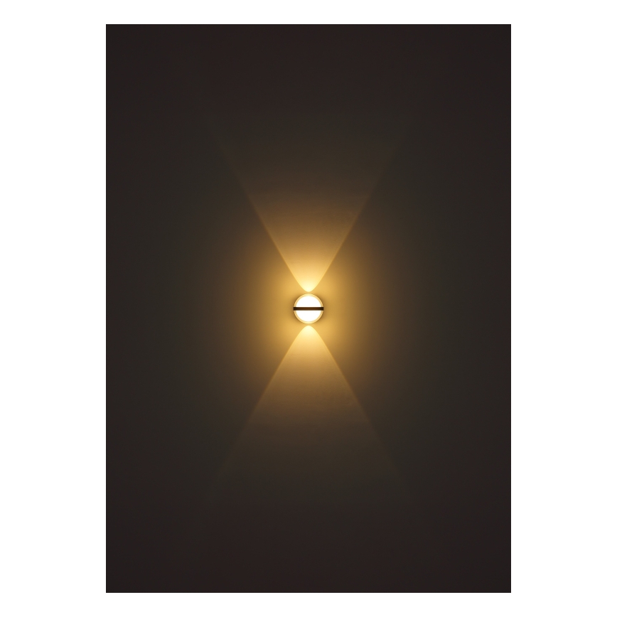 Globo - LED sieninis lauko šviestuvas LED/12W/230V IP54 juoda