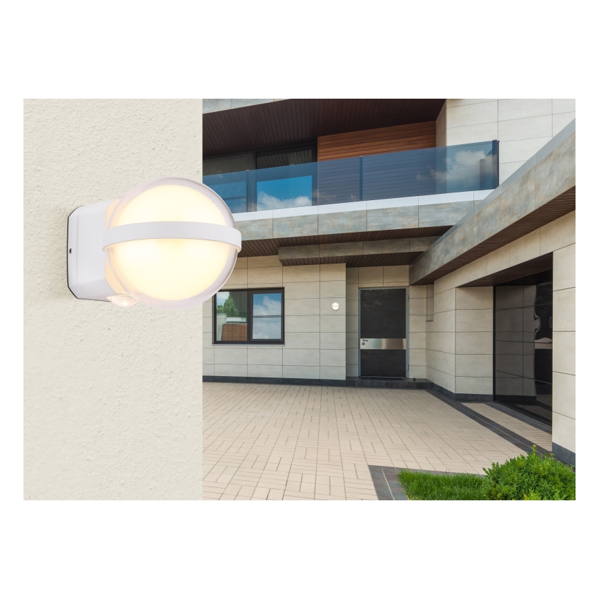 Globo - LED sieninis lauko šviestuvas LED/12W/230V IP54 balta