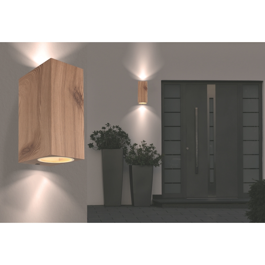 Globo - Lauko sieninis šviestuvas 2xGU10/35W/230V IP44