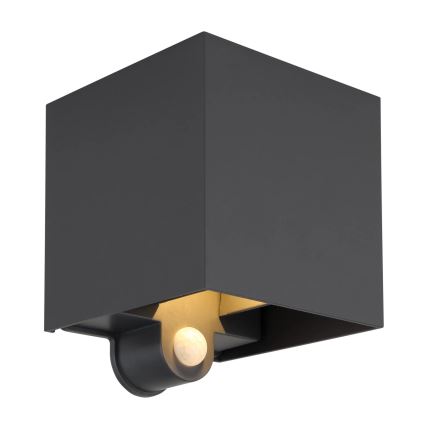 Globo - LED lauko sieninis šviestuvas su judesio jutikliu 2xLED/3W/230V IP54