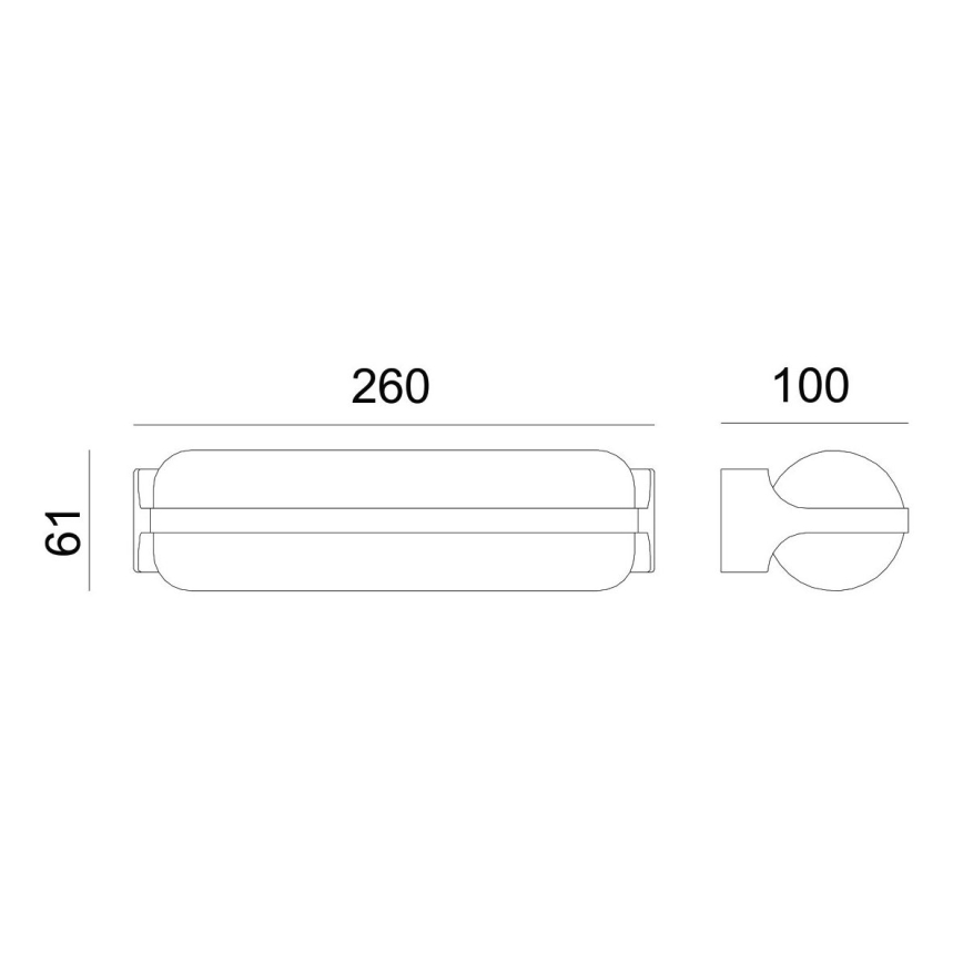 Globo - LED Lauko sieninis šviestuvas LED/20W/230V IP54