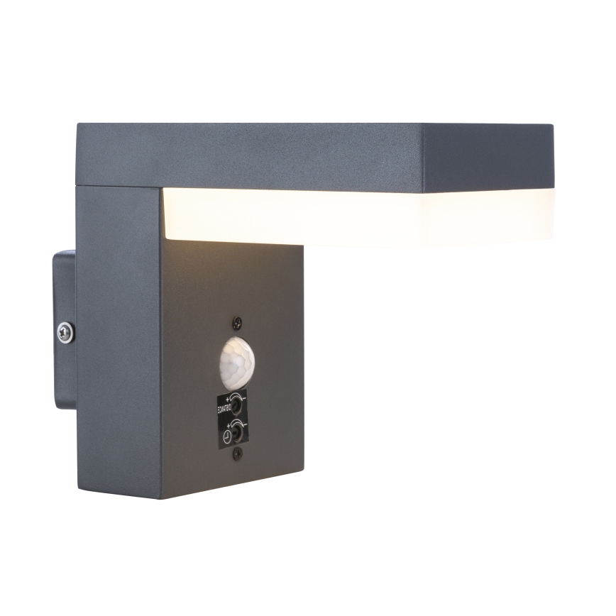 Globo - LED Lauko šviestuvas su jutikliu OSKARI LED/9,5W/230V IP44