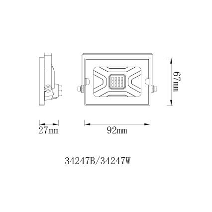 Globo - LED Prožektorius LED/10W/230V IP65