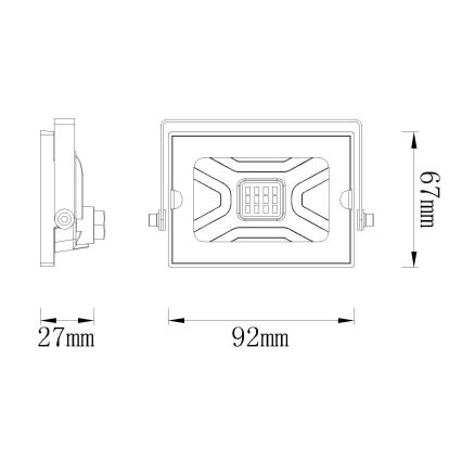 Globo - LED Prožektorius LED/10W/230V IP65