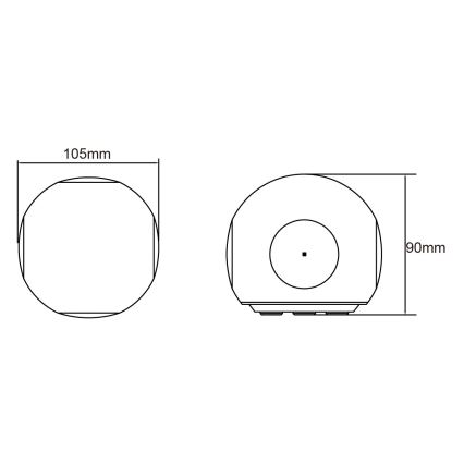 Globo - LED lauko sieninis šviestuvas LED/4,5W/230V IP54