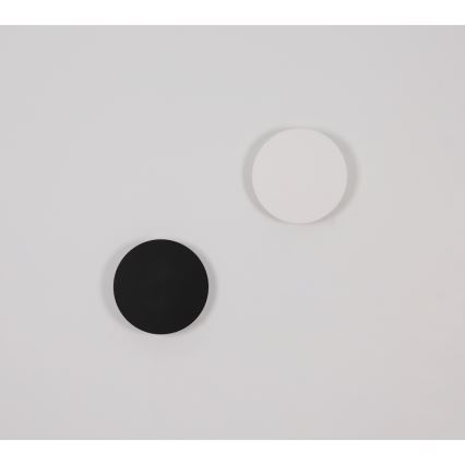 Globo - LED sieninis lauko šviestuvas LED/15W/230V 3000/4000/6000K diametras 25,2 cm IP44 juoda