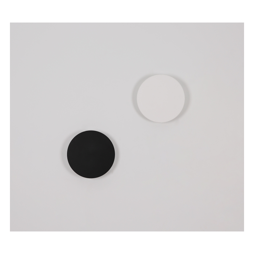 Globo - LED sieninis lauko šviestuvas LED/15W/230V 3000/4000/6000K diametras 25,2 cm IP44 juoda