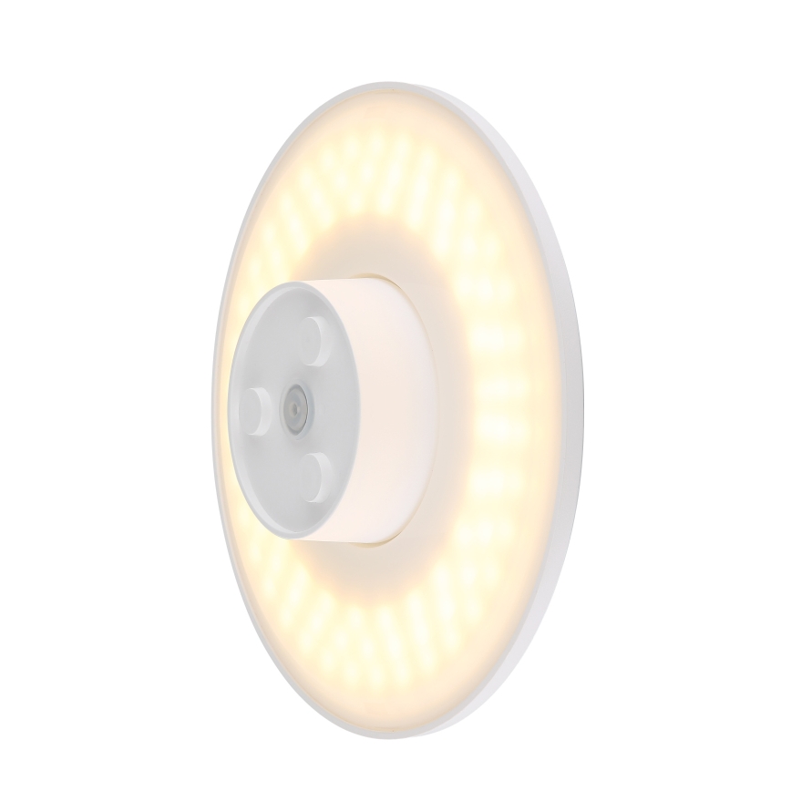Globo - LED sieninis lauko šviestuvas LED/15W/230V 3000/4000/6000K diametras 25,2 cm IP44 balta