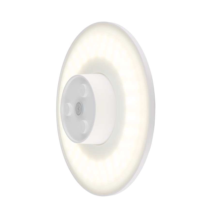 Globo - LED sieninis lauko šviestuvas LED/15W/230V 3000/4000/6000K diametras 25,2 cm IP44 balta