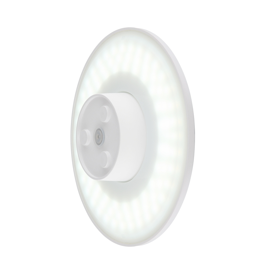 Globo - LED sieninis lauko šviestuvas LED/15W/230V 3000/4000/6000K diametras 25,2 cm IP44 balta