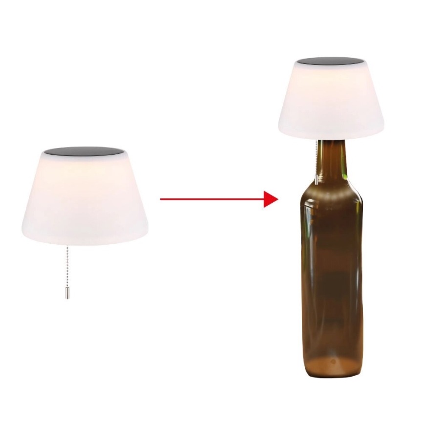 Globo - LED Saulės butelio lempos gaubtas 10xLED/1,5W/3V IP44