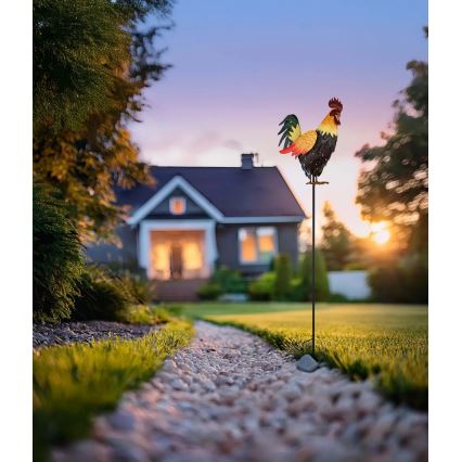 Globo - LED Saulės dekoracija LED/0,02W/3V IP44 gaidys