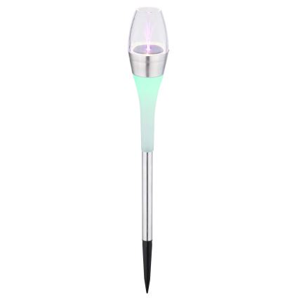 Globo - LED RGB šviestuvas, įkraunamas saulės energija 2xLED/0,06W/3V IP44