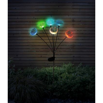 Globo - LED RGB saulės šviestuvas 6xLED/1,2V IP44 300 mAh