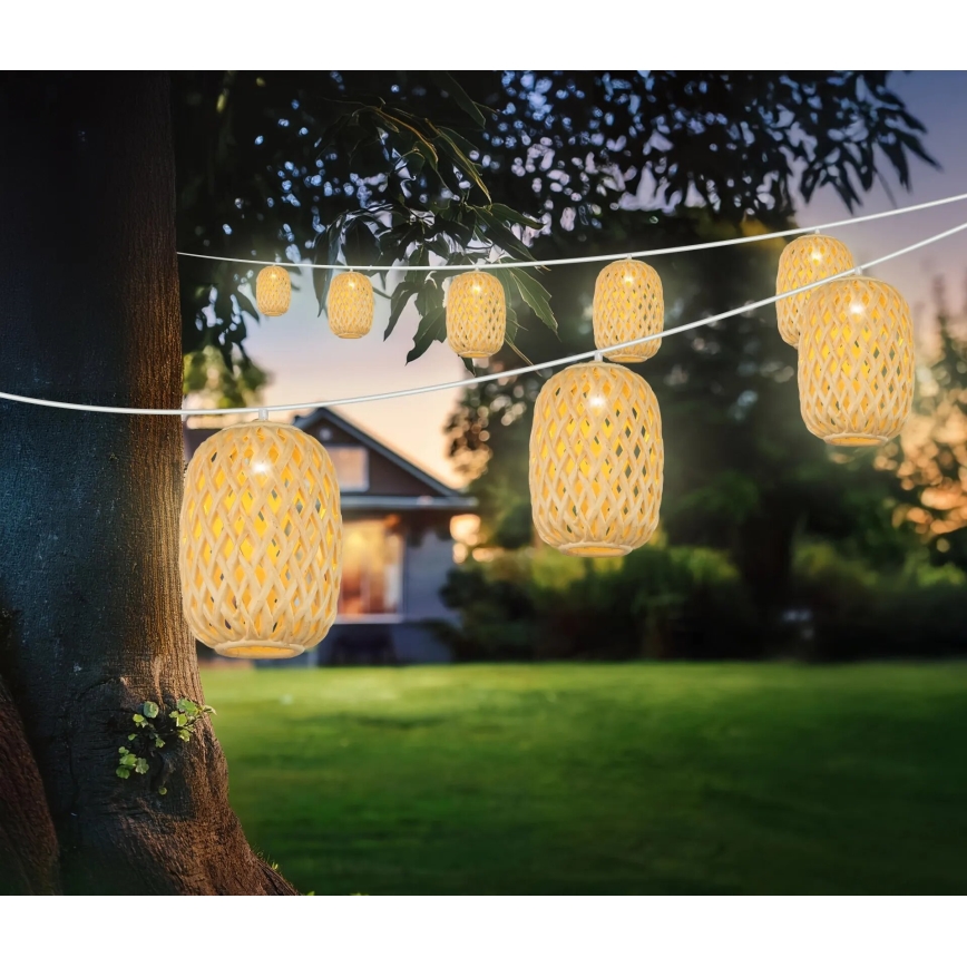 Globo - LED grandinė, įkraunama saulės šviesa LED/0,06W/3V 650 cm IP44
