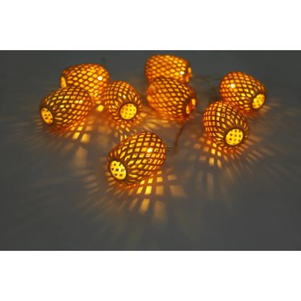 Globo - LED grandinė, įkraunama saulės šviesa LED/0,06W/3V 650 cm IP44