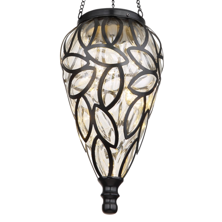Globo - LED apšvietimas, įkraunamas saulės energija LED/0,9W/3,2V IP44 200 mAh permatoma