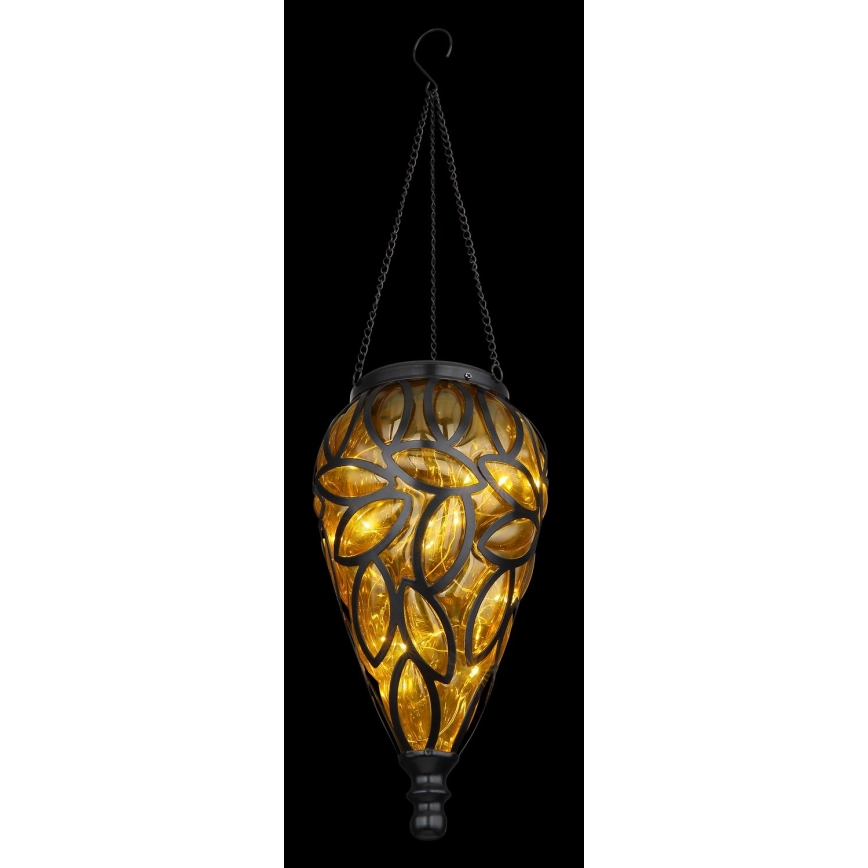 Globo - LED Saulės energijos šviestuvas LED/0,9W/3,2V IP44 geltonas