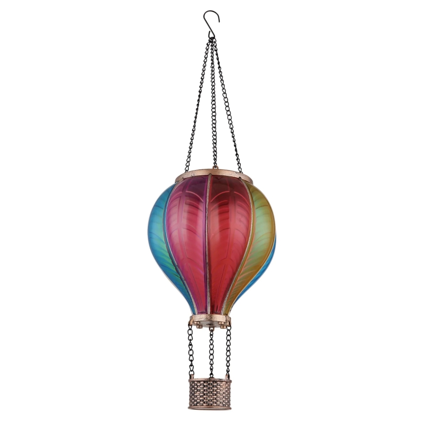 Globo - Pakabinama saulės dekoracija 20xLED/0,5W/3V IP44 Skraidantis balionas