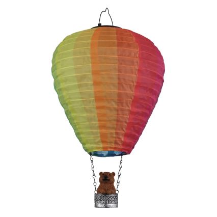 Globo - LED Pakabinama saulės dekoracija 24xLED/0,06W/3V IP44 Skraidantis balionas