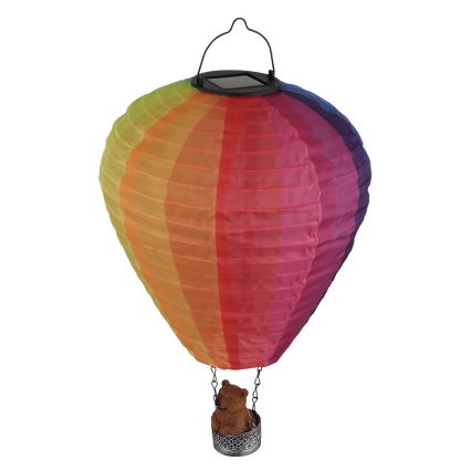 Globo - LED Pakabinama saulės dekoracija 24xLED/0,06W/3V IP44 Skraidantis balionas