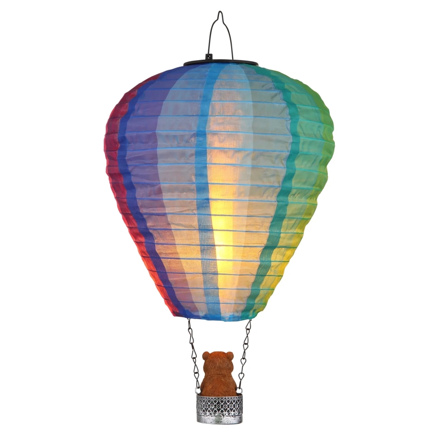 Globo - LED Pakabinama saulės dekoracija 24xLED/0,06W/3V IP44 Skraidantis balionas